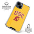 University of Southern California USC Trojans Yellow iPhone 14 Clear Case
